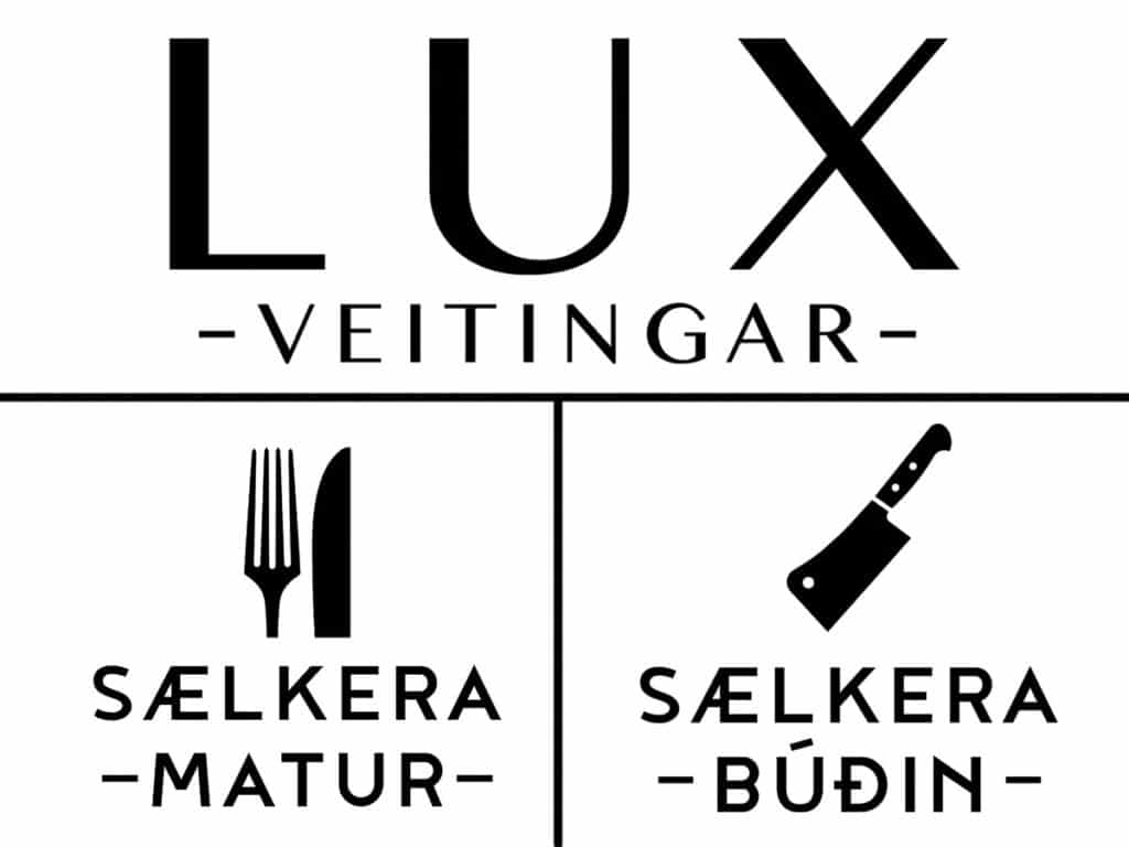 Logo - Lux veitingar , Sælkerabúðin og Sælkeramatur