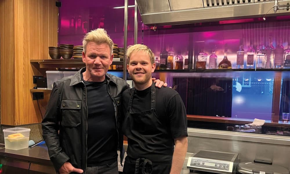 Gordon Ramsay og Sigurður Laufdal