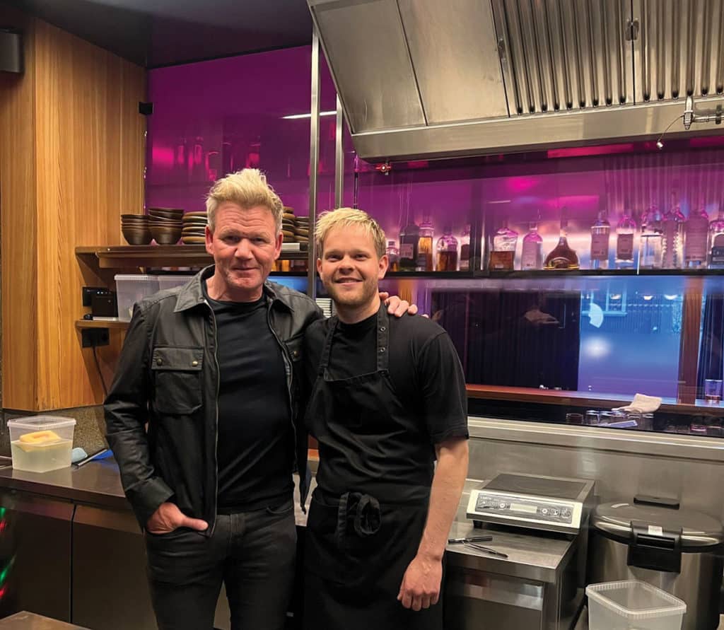 Gordon Ramsay og Sigurður Laufdal