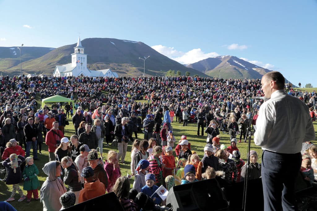 Forsetahjónin heiðursgestir á Fiskideginum Mikla