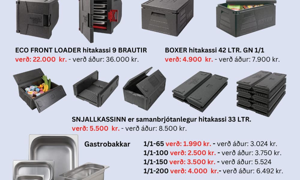 Frostverk - Hausttilboð á hitakössum og gastrobökkum - Takmarkað magn í boði - Fyrstur kemur fyrstur fær