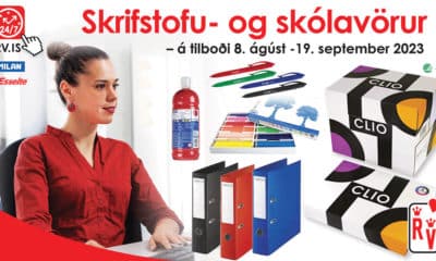 Skrifstofu- og skólavörur á tilboði til 19. september