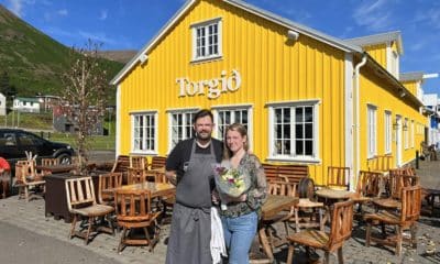 Veitingahjónin á Torginu, Daníel Pétur Baldursson og Auður Ösp Hlíðdal Magnúsdóttir.