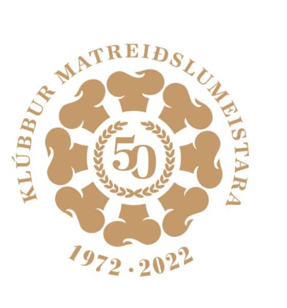 Klúbbur matreiðslumeistara - Logo - 50 ára