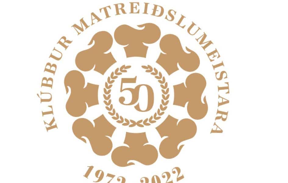 Klúbbur matreiðslumeistara - Logo - 50 ára