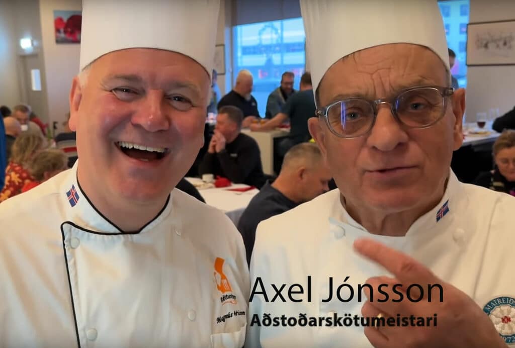 Magnús Þórsson og Axel Jónsson