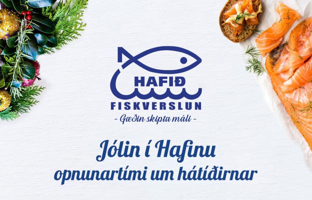 Opnunartímar yfir jólin – Hafið fiskverslun