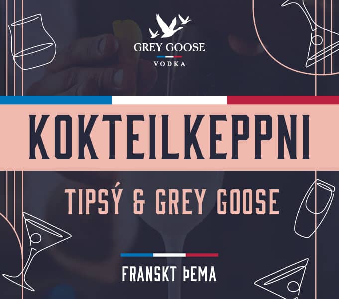 Þessir barþjónar komust áfram Tipsy og Grey Goose kokteilkeppninni - Aðalkeppnin fer fram miðvikudaginn 7. febrúar