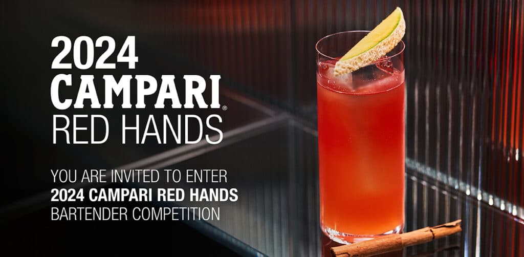 Barþjónakeppnin Campari Red Hands