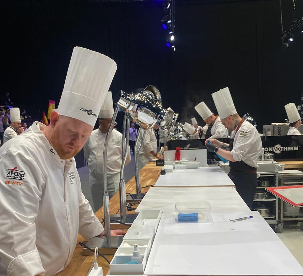 Sindri hóf keppni í Bocuse d´Or Europe í morgun