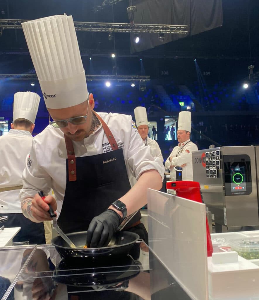 Sindri hóf keppni í Bocuse d´Or Europe í morgun