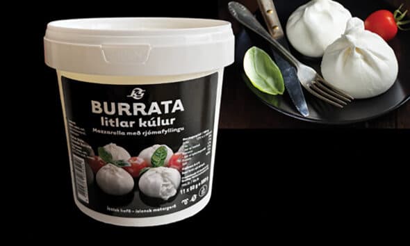 Burrata fæst nú í litlum 50 g kúlum