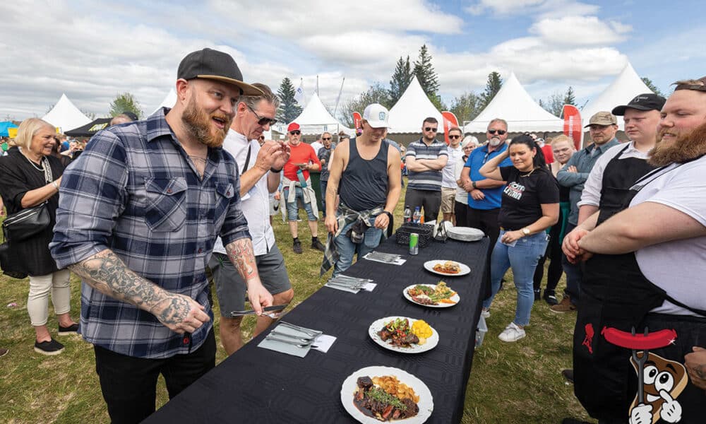 Þessi hrepptu titilinn Grillmeistarar ársins á hátíðinni Kótelettan