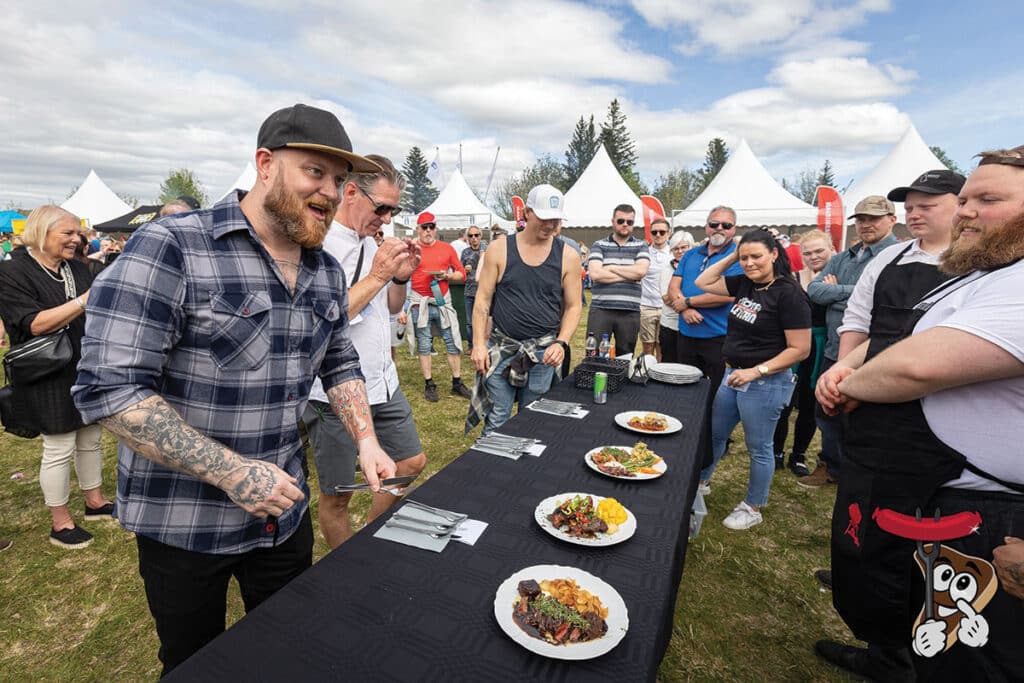 Þessi hrepptu titilinn Grillmeistarar ársins á hátíðinni Kótelettan