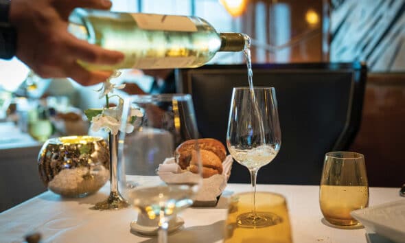 Michelin - Vínflaska - Veitingastaður