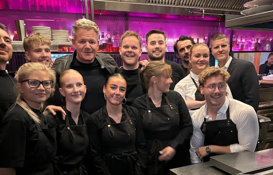 Gordon Ramsay heimsótti OTO annað árið í röð - OTO: "Við erum skýjum ofar"