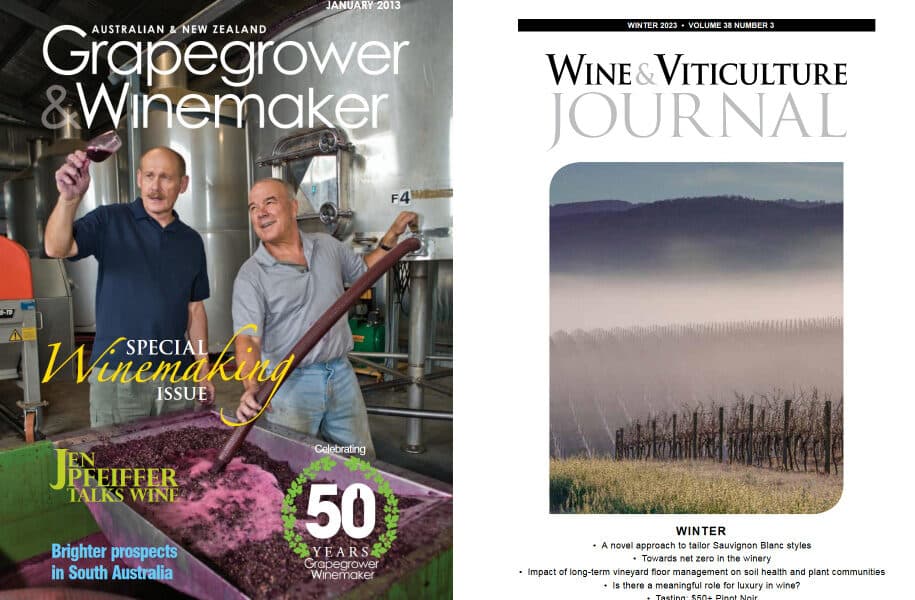 Tímaritin Grapegrower & Winemaker og Wine & Viticulture Journal sameinast