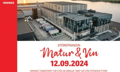 Stórsýning Innnes – Matur og vín á morgun fimmtudaginn 12. september