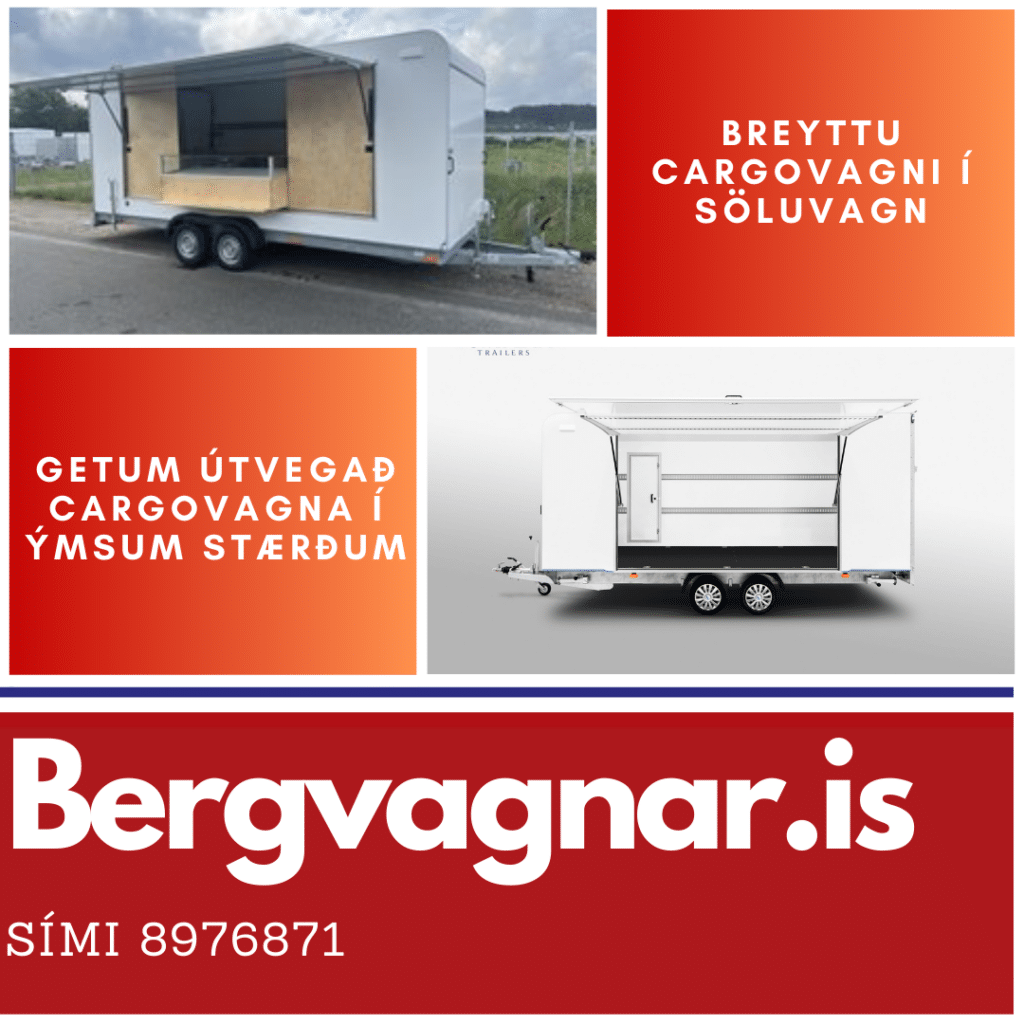 Breyttu Cargovagni í söluvagn