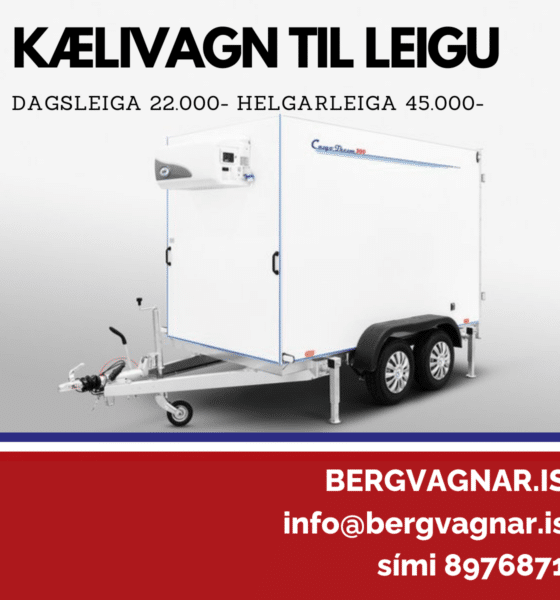 Kælivagn til sölu eða leigu – Bergvagnar.is