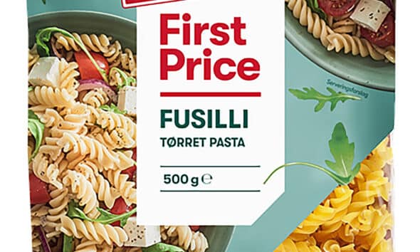 Innköllun vegna skordýra í pasta - First Price Fusili pastaskrúfur