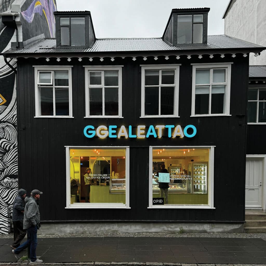  Gelato ísbúðina - Haukur: búðin gefur þeirri upprunalegu við Ingólfstorg lítið eftir....