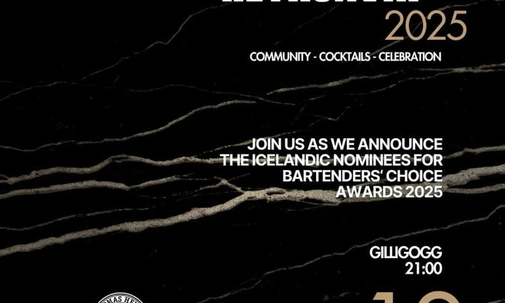 Bartenders’ Choice Awards (BCA) tilnefningar á Gilligogg næsta sunnudag