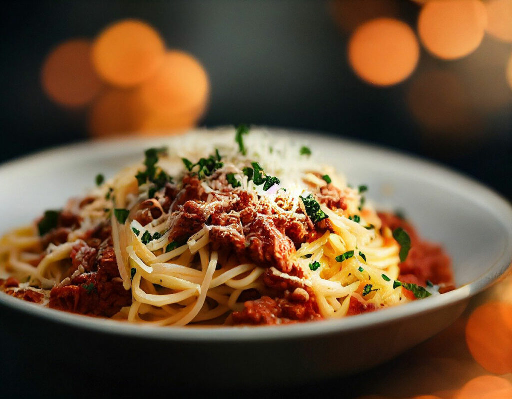 Spaghetti bolognese - Hakk og spaghetti