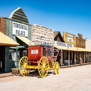 Matargestir ferðast aftur í tímann til villta vestursins - Front Street Steakhouse - Nebraska