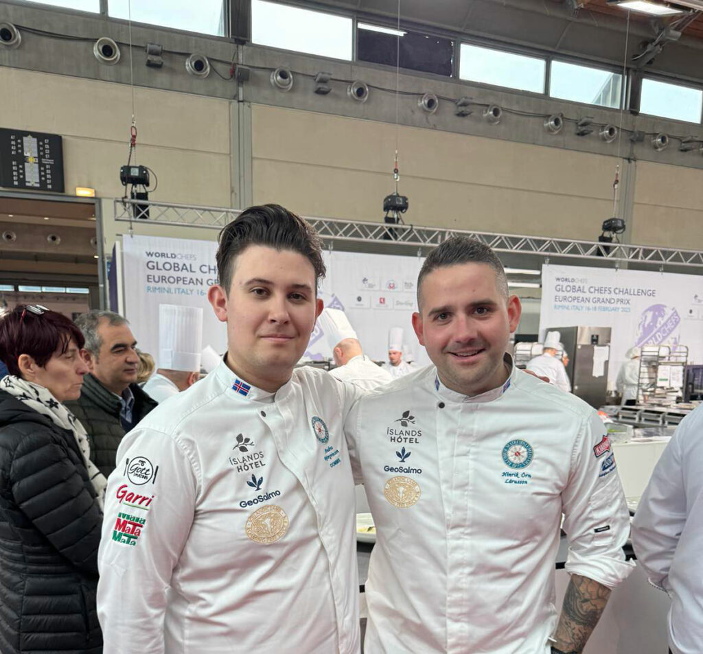 Hinrik og Andrés skila glæsilegum réttum í Global Chefs Challenge