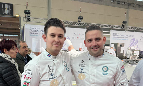 Hinrik og Andrés skila glæsilegum réttum í Global Chefs Challenge