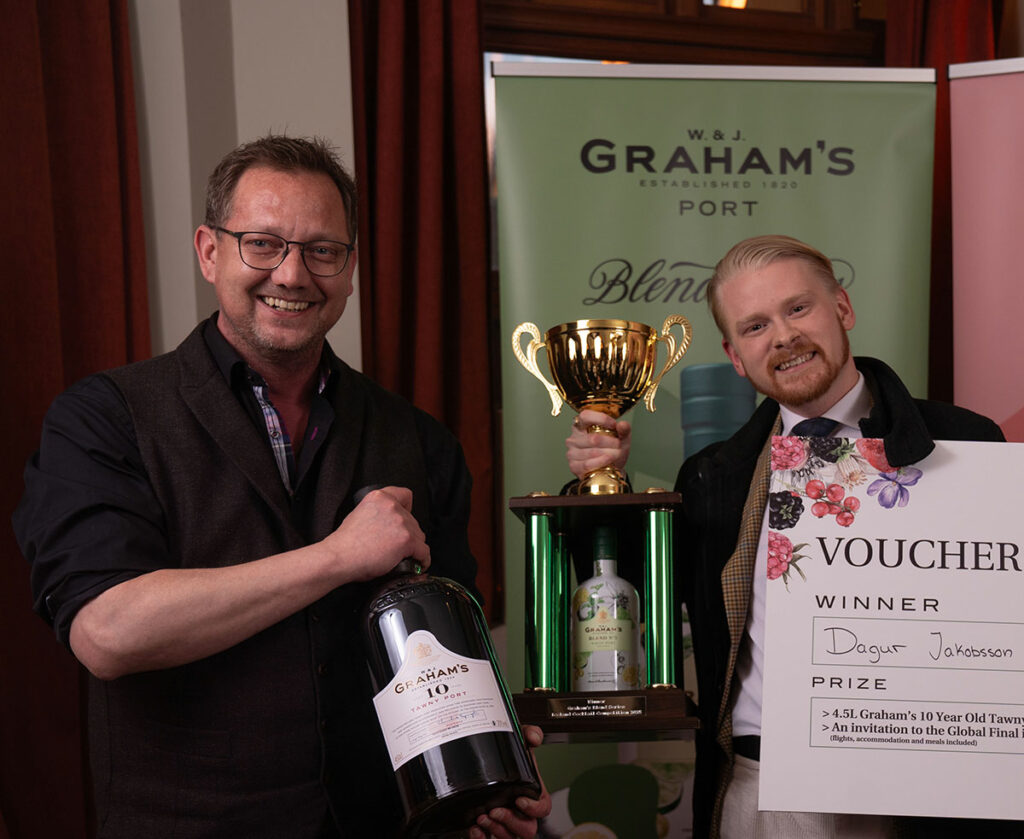 Dagur Jakobsson sigraði í Graham’s Blend Series Kokteil keppninni – Myndir og vídeó