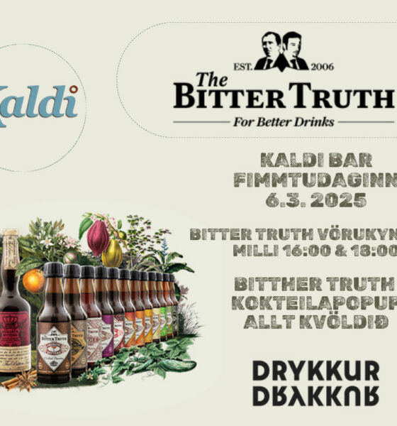 The Bitter Truth kynning og PopUp á Kalda bar