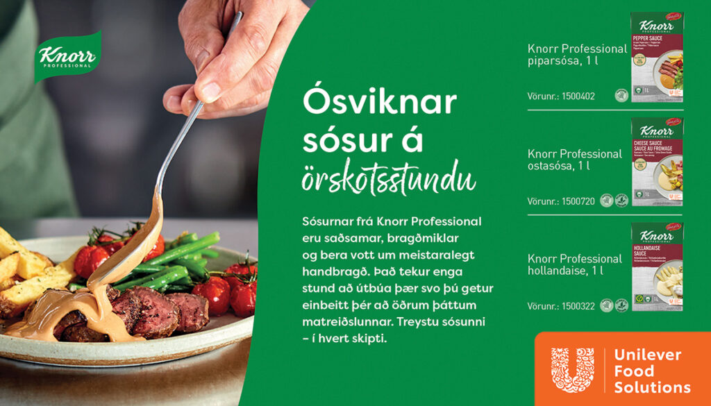 Nýjar Knorr professional sósur