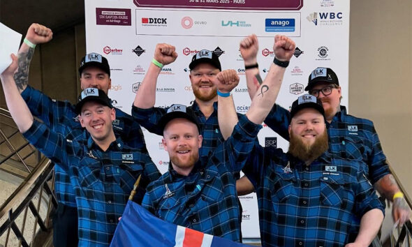 Íslenska landsliðið í kjötiðnaði sýndi frábæran árangur á Heimsmeistaramótinu í París