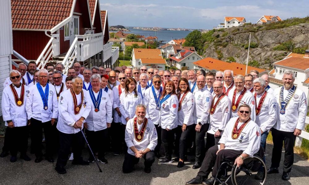 Íslenskir matreiðslumeistarar á Þingi NKF - Nýr forseti tekur við - Myndir frá Svíþjóð