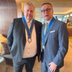 Fagmennska og virðing í fyrirrúmi þegar KM heiðrar sína fremstu menn - Myndir - Árshátíð - Klúbbur matreiðslumeistara - Árni Þór Arnórsson og Óskar Finnsson