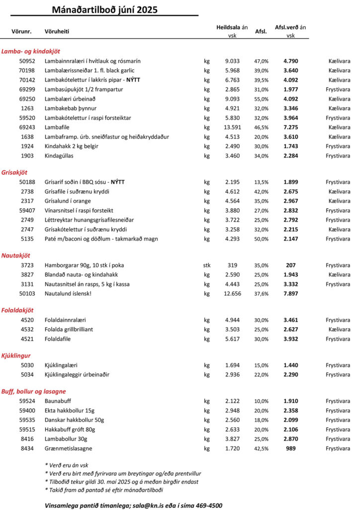 Lambainnralæri í hvítlauk og rósmarín – 47% afsláttur!
