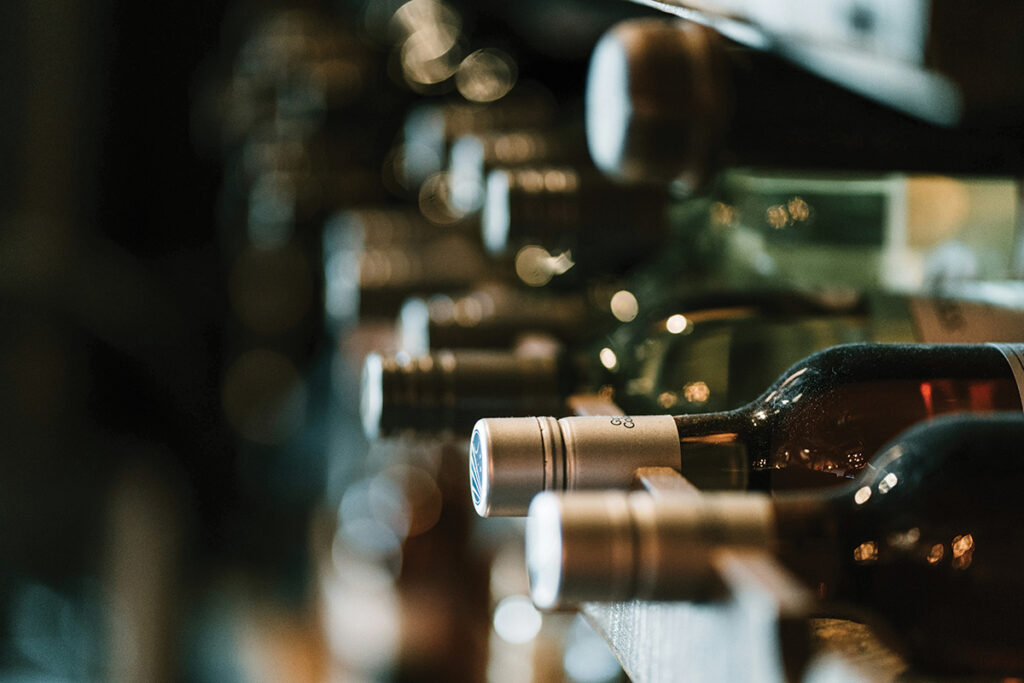 Vínflöskur - Vínkjallari - Rauðvín