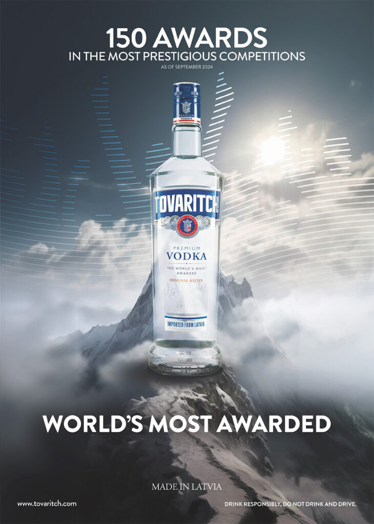 Tovaritch! – margverðlaunaður vodka með rætur í evrópskri hefð - Uppskrift