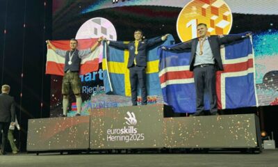 Andrés Björgvinsson í matreiðslu hlýtur viðurkenningu fyrir framúrskarandi árangur