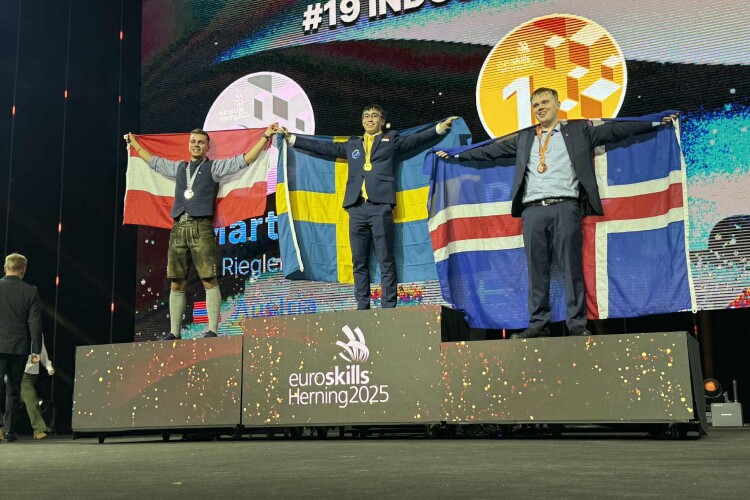 Andrés Björgvinsson í matreiðslu hlýtur viðurkenningu fyrir framúrskarandi árangur