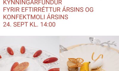 Kynningarfundur í Garra fyrir Eftirréttur ársins og Konfektmoli ársins 2025