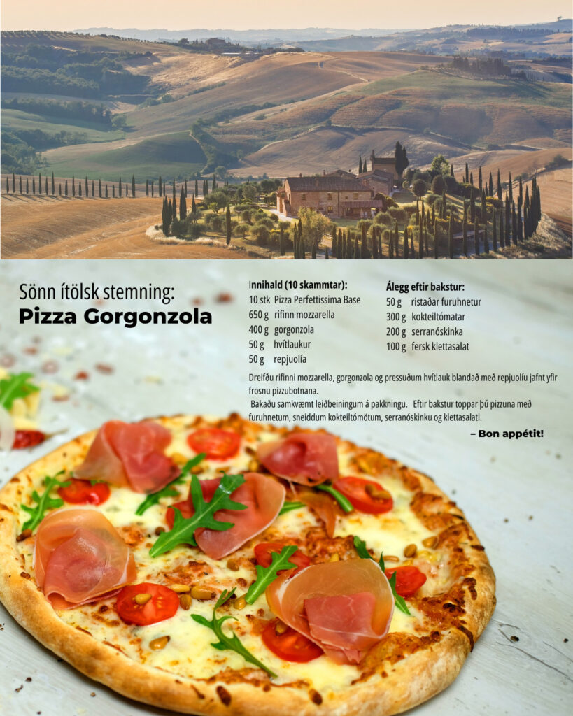 Pizza Perfettissima slær í gegn: við aðstoðum með ofna, markaðsefni og matseðla