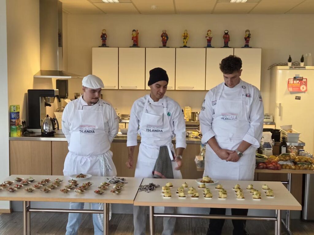 Rúnar Marvinsson eldaði fyrir ungu evrópsku kokkana á ævintýraferð um Ísland - Bacalao de Islandia