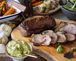 Uppskrift: lambafille með hunangsbökuðu grænmeti