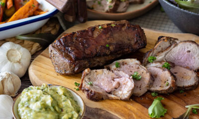 Uppskrift: lambafille með hunangsbökuðu grænmeti