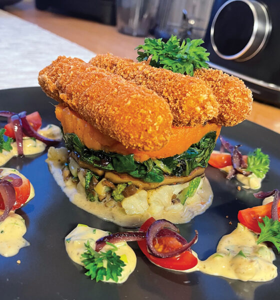 Veitingarýni: Chili Cheese vegan kjúklingastangirnar komu skemmtilega á óvart