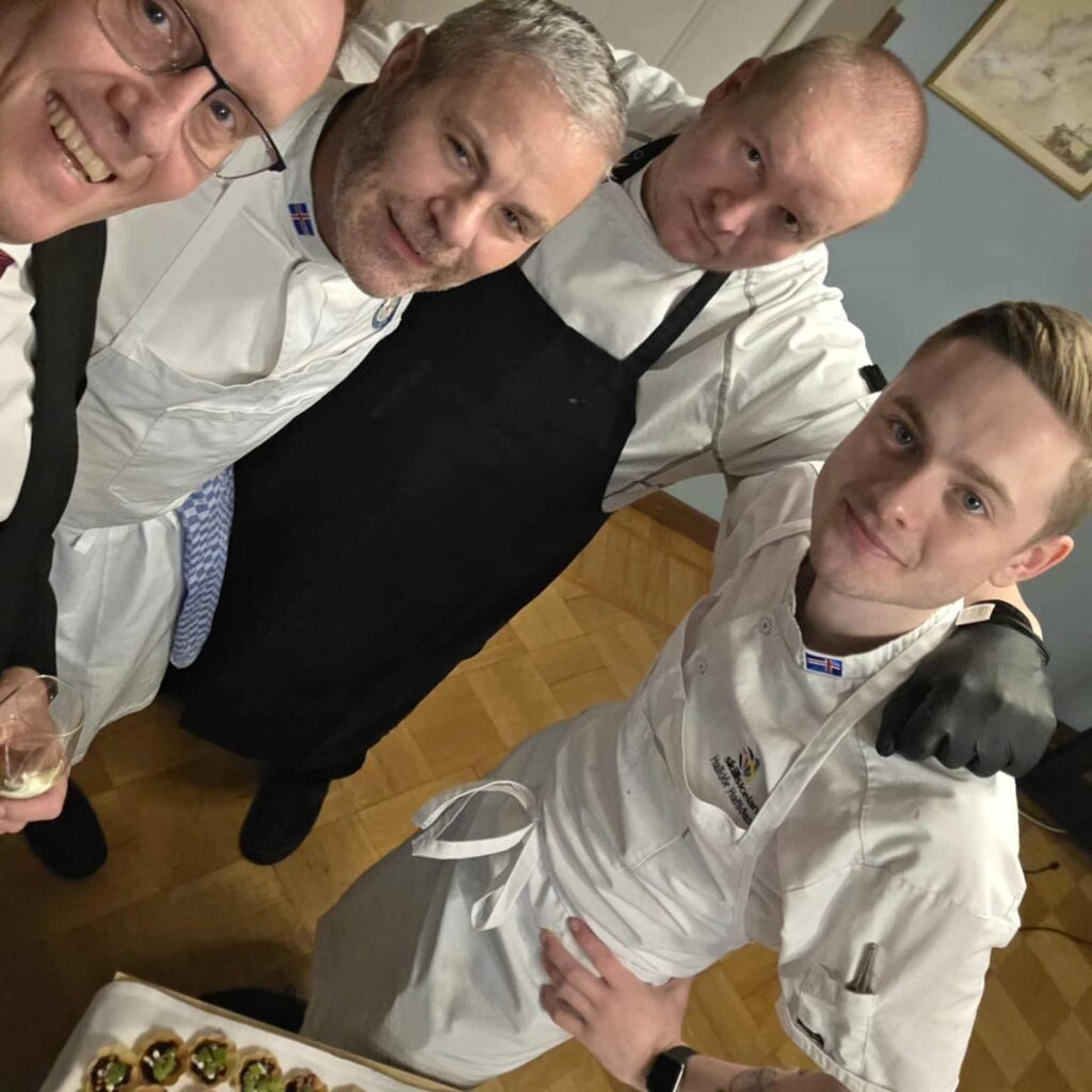 Íslenskur matur í aðalhlutverki þegar eldað var fyrir forseta Íslands í Finnlandi