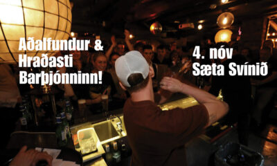 Hver er hraðasti barþjónn landsins? Barþjónaklúbbur Íslands heldur aðalfund og keppni